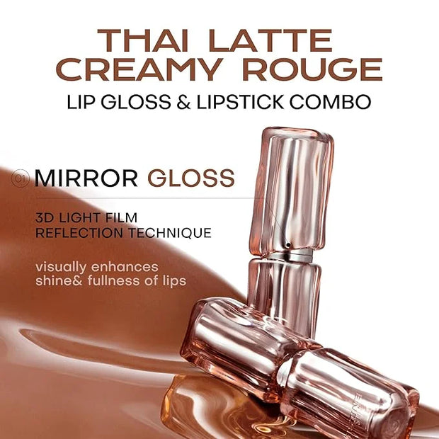 Mistine Thai Latte Lip Gloss Lipstick - Product Image