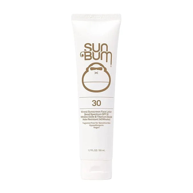 Sun Bum Mineral SPF 30 Non-Tinted Sunscreen Face Lotion | Vegan and Hawaii 104 Act Compliant (Octinoxate & Oxybenzone Free...