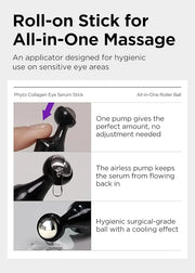 Bewants Instant Eye Bag Remover for Puffiness, serum roller for dark circles and puffiness, under eye treatment with bambo...