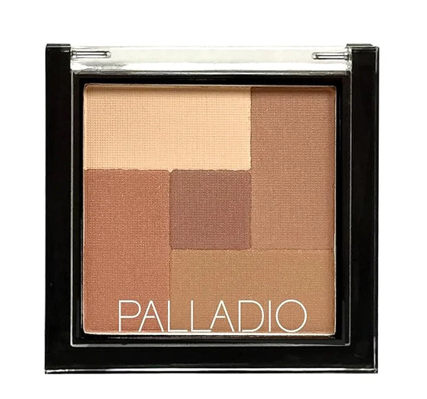 Palladio 2-In-1 Mosaic Powder Blush & Bronzer, Sun Kissed - Product Image