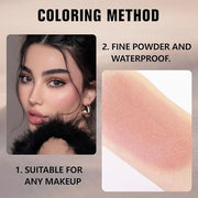 Kaely Pressed Single Eyeshadow Makeup, Nude Pink Matte Highly Pigmented Monochrome Eye Shadow Palette, Waterproof Neutral ...