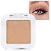 evpct Matte Light Nude Brown Single Eye Shadow Palette Makeup for Older Women, Burly Wood Cream Eye shadow Palette Single ...