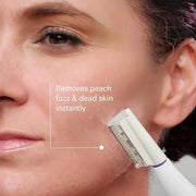 Michael Todd Beauty Sonicsmooth Dermaplane Razor for Women Face + Eyebrow trimmer Dermaplaning System - Peach Fuzz Remover...