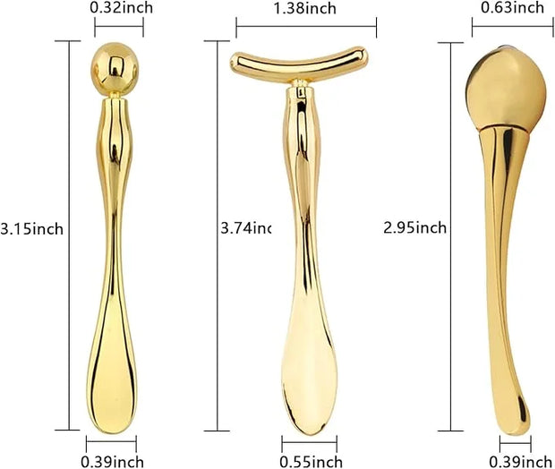 Betterjonny 3pcs metal eye cream