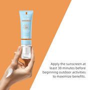 VGO Clear Face Sunscreen SPF 50, Hydrating Sun Essence Face Sunscreen Leaves No Sticky Feeling Travel Size Sunscreen Again...