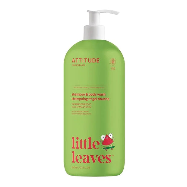 ATTITUDE Shampoo and Body Wash for Kids, EWG Verified Hair and Body Cleanser, Dermatologically Tested Soap, Plant and Mine...