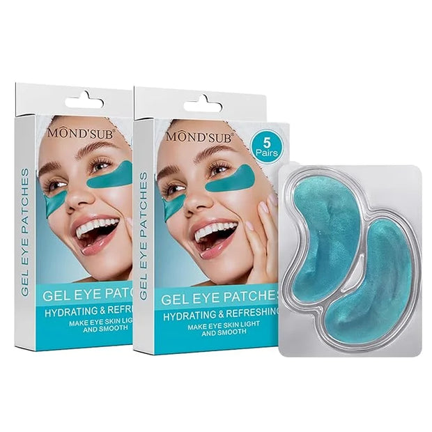MOND'SUB Premium Under Eye Patches, Gel Eye Patches Hydrating & Refresh for Puffy Eyes, Under Eye Bags & Dark Circles, Nat...