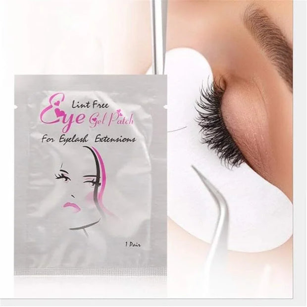 50 Pairs Eyelash Extension Under Eye Gel Pads Lint Free Eye Gel Pads for Eyelash Extension Supplies Beauty Makeup Eye Mask...