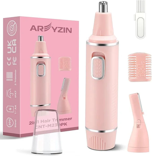 AREYZIN Nose Hair Trimmer for Women & Eyebrow Trimmer-2024 Professional Painless Ear and Nose Trimmer Nasal Hair Clipper, ...