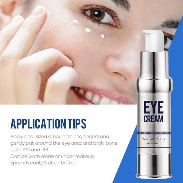 Revitalizing Eye Cream with Hyaluronic Acid, Caffeine, Green Tea - Anti-Wrinkle, Dark Circles,beauty,Firming, Puffiness, R...