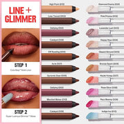 REVLON Super Lustrous Glimmer Gloss, Non-Sticky Lip Gloss, High-Shine Finish, Plant-Based Glitter, 004 Happy Hour, 0.13 fl...