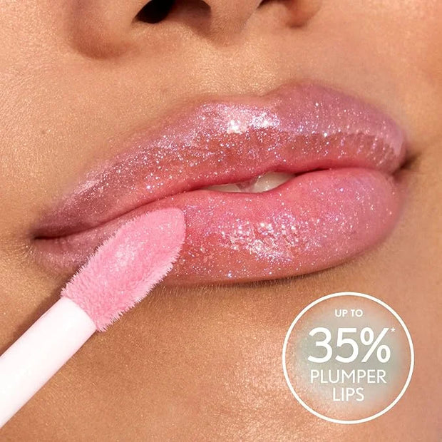 Covergirl Clean Fresh Yummy Plumper Lip Gloss, 800 Minter Is Coming, Plumper Gloss, Shiny, Vegan Formula, Easy to Apply, M...