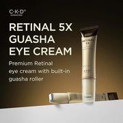 CKD Retinal 5X Gua Sha Eye Cream - Anti-Aging Eye Moisturizer for Wrinkles, Dark Circles & Puffiness – Firming & Hydrating...