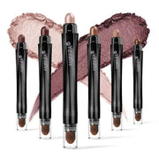 6PCS Cream Eyeshadow Stick Makeup Sets, Metallic And Matte Shimmer Eye Shadow Eye Brightener Stick Pencil Crayon, A05-Wine...