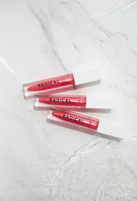 Radical Skincare Lip Luster Hyaluronic Infused Rose Lip Gloss – High Shine, Hydrating Formula for Soft, Radiant Lips | Cru...