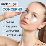 REGLOW Hyaluronic Acid & Caffeine Under Eye Gel Patches – Korean Hydrating Eye Mask for Wrinkles, Dark Circles, and Puffin...