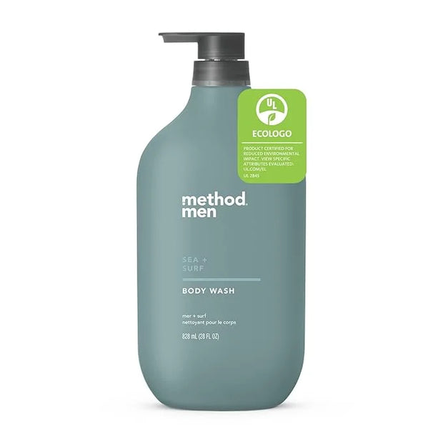 Method Body Wash, Sea + Surf, Paraben and Phthalate Free, Biodegradable Formula, 28 oz, (Pack of 1) - Product Image