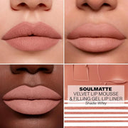 Morphe Soulmatte Velvet Lip Mousse Matte Lipstick - Air-Whipped, Soft Matte Lip Makeup with Vitamin E to Hydrate, Soften a...