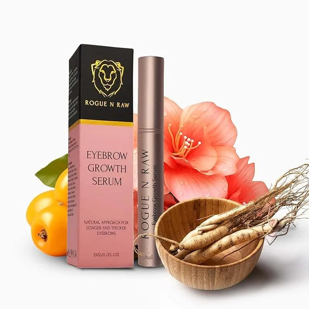 Eyebrow Growth Serum – 3ml Natural Ingredients Eyebrow Serum to Grow Thicker Brows, Eyebrow and Eyelash Enhancing Serum - ...