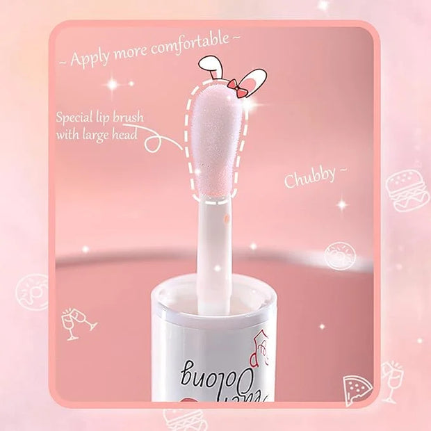 2Pcs Crystal Jelly Lip Oil Moisturizing Oil,