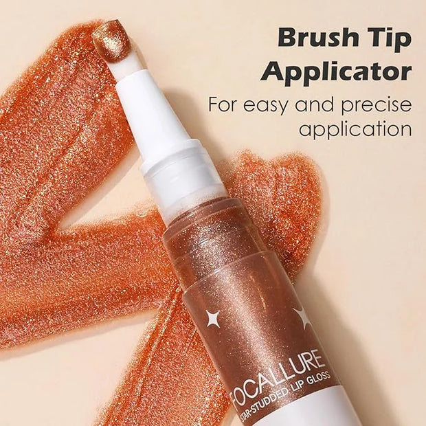 FOCALLURE Glitter Lip Gloss,High Shine Shimmer Lipstick,Long Lasting Plumping Lipgloss,Hydrating,Moisturizing,Non-Sticky a...