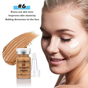 BB Facial Glow Serum Starter Kit Hyaluronic Acid Essence Foundation Skin Care Kit 0.27oz 12 Vials, Combined With Niacinami...