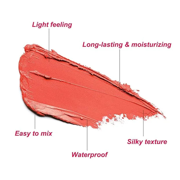 Multi-Use Makeup Blush Stick,Beauty Solid Moisturizer Stick,Waterproof Natural Nude Makeup,Tinted Solid Moisturizer Stick ...
