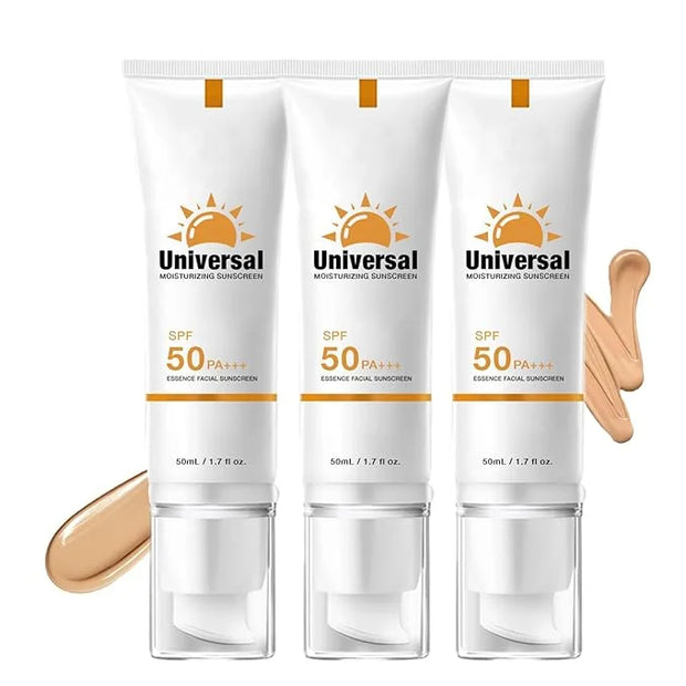 Tinted Sunscreen for Face SPF 50, Hydrating Sun Essence Face Sunscreen, Korean SPF 50+ PA++++ No White Cast, Hydrating, Mo...