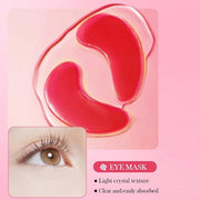 20 Pair Rose + 10 Pair Aloe Vera Under Eye Mask & Lip Mask Skincare Set, Lip Patches & Under Eye Patches for Puffy Eyes, D...