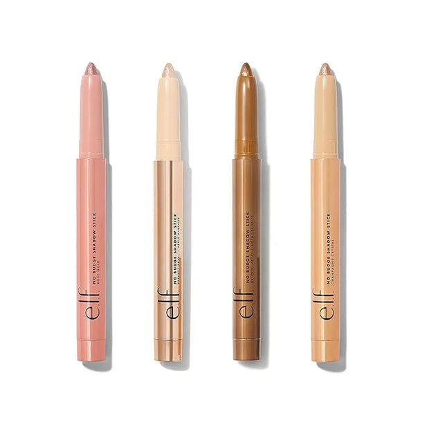 e.l.f. No Budge Shadow Stick, Long-Lasting Cream Eyeshadow Stick For High-Pigment, Metallic Color, Vegan & Cruelty-Free, P...