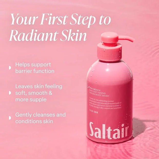 Saltair Body Wash, Signature Scents 2-Pack. Moisturizing Body Cleanser with Monoi Oil and Cupuacu Butter. Luxury Shower Ge...