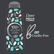 DOVE MEN + CARE 2 in 1 Shampoo Conditioner Eucalyptus + Birch 3 Count For Healthy-Looking Hair Naturally Derived Plant Bas...
