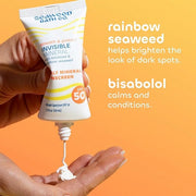 Seaweed Bath Co. Smooth & Protect Invisible Mineral SPF 50 Zinc Oxide Face Sunscreen Gel, 1.7 Oz., Unscented Lightweight F...