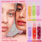 Hydrating Roll On Lip Oil, 6 Pcs Lip Glow Oil Plumpimg Lip Balm Long Lasting Non Sticky Lip Gloss Transparent Colorless Mo...
