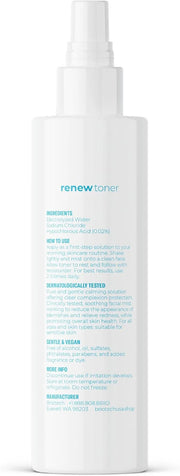 BRIOTECH Skin Renew Toner, Hypochlorous Acid Spray Topical Skin Spray for Face and Skin, Minimize Appearance of Blemishes,...