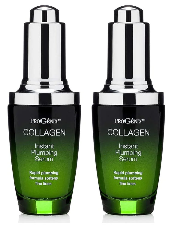 Collagen Face Serum Skin Care Moisturizer Booster. Instant Plumping Serum With Hyaluronic Acid To Plump Fine Lines. 1 Fl O...
