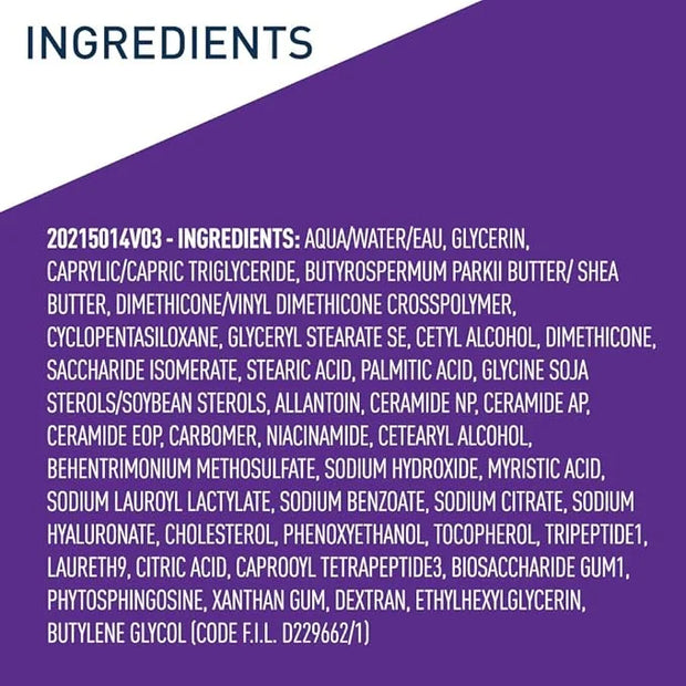 CeraVe Skin Renewing Night Cream, Niacinamide, Peptide Complex, and Hyaluronic Acid Moisturizer for Face, 1.7 Ounce, Packa...