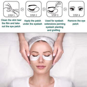 50 Pairs Under Eye Pads, Lint Free Lash Extension Eye Gel Patches for Beauty Salon False Eyelash Extensions Grafting, Hydr...