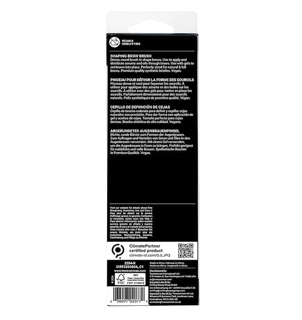 Tweezerman Shaping Round Brow Brush - Product Image