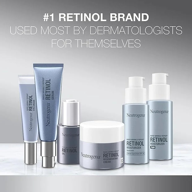 Neutrogena Retinol Face Moisturizer Cream, Rapid Wrinkle Repair, Anti-Wrinkle Night Moisturizer Cream, Anti-Wrinkle Face &...