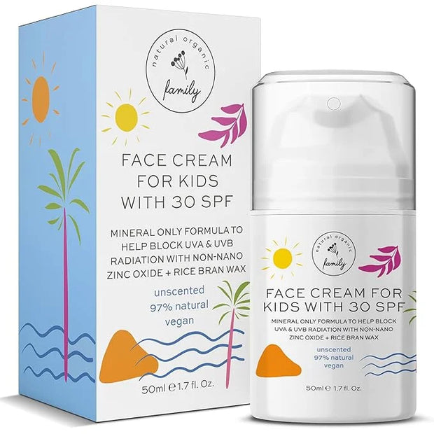 Gentle Face Cream SPF 30 Mineral Face Sunscreen – Lightweight, Non-Greasy Reef-Safe with Zinc Oxide, Niacinamide - Hydrati...