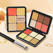 12 Colors Cream [Blush Contour Concealer Highlighter] Makeup Palette for Cheeks - All in One Makeup Palette Kit with Brush...