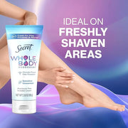 Secret Whole Body Deodorant Cream for Women, Unscented, Aluminum Free Deodorant Cream, 72 HR Odor Protection, 3.0 oz - Pro...