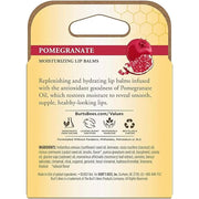 Burt's Bees Lip Balm - Pomegranate, Lip Moisturizer With Responsibly Sourced Beeswax, Tint-Free, Natural Origin Conditioni...