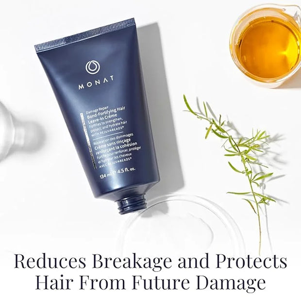 MONAT Damage Repair Bond-Fortifying Hair Crème – Leave-in Crème Conditioner Refreshing Neroli and Orange Flower Fragrance ...