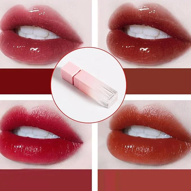 FZBNSRKO 6Pcs Gradient Pink Lip Gloss Tube Vial Empty Refillable Lipstick,Lip Gloss DIY Makeup Lipstick Tube Feminine Prod...