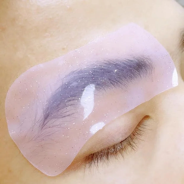 Brow Perm Patch Silicone Lash Lift Shield Mate Self Sticky Eyebrow Lamination Cover Tool Gel Eyebrow Perming Pads Soft Pat...