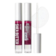 3 PACK Lip Oil Gloss, Hydrating Non-Sticky Lip Oil, 100% Natural Oil Clear Lip Gloss, Lightweight Lip Moisturizer (Rosegol...