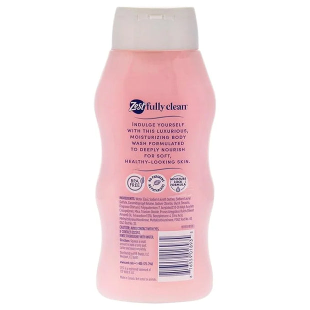 Zest Body Wash - Enriched with Almond Oil - Invigorating Scent - Hydrating Body Soap - Ideal for All Skin Types - Lush Orc...