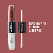 Dermacol NEW 16-Hour Lip Colour, Highly Pigmented Glossy Lip Stain, Two-Phase Lip Plumper Gloss, Kissproof Lip Makeup Prod...